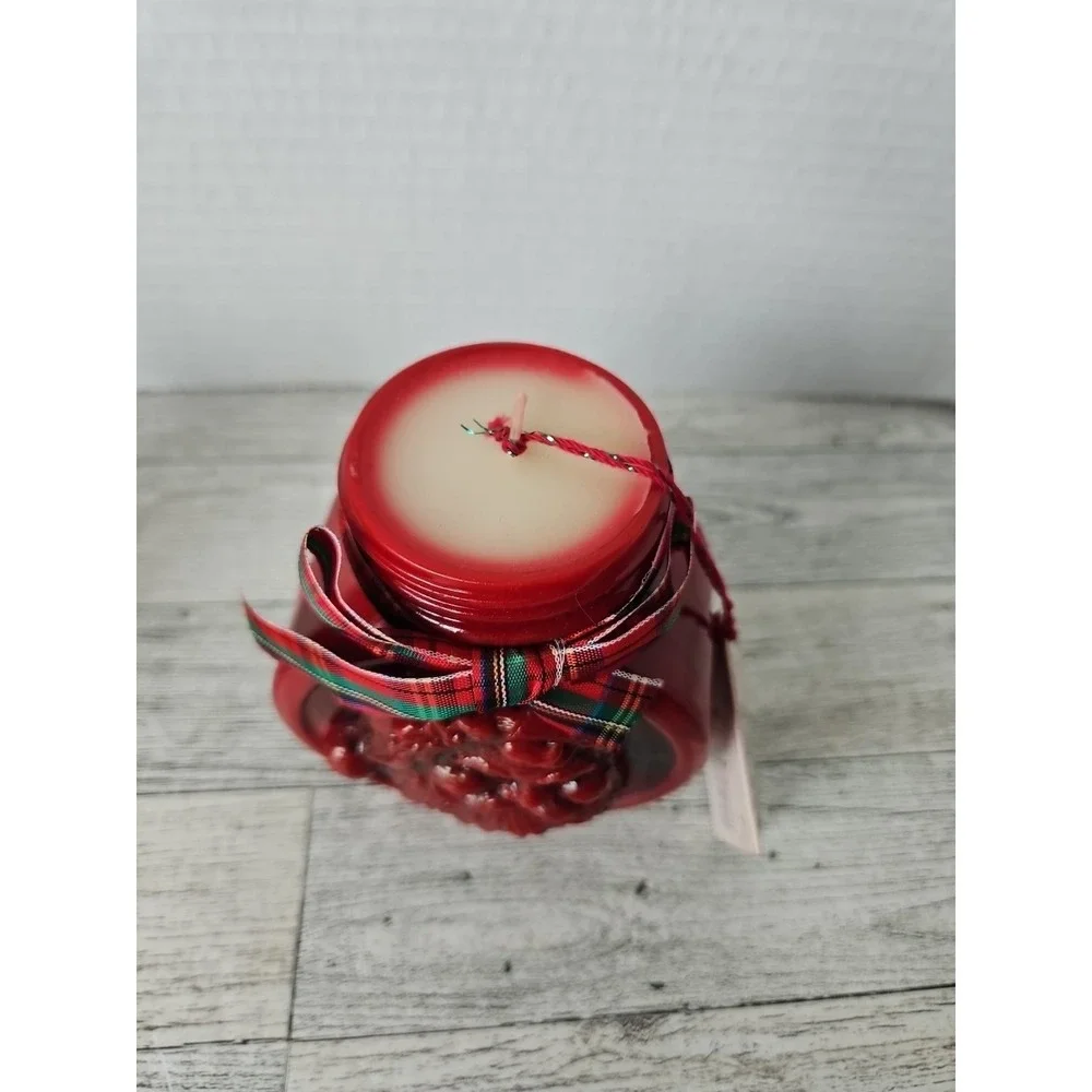 Handcrafted Keepsake Christmas Candles Night Before Xmas Vintage 1990 Santa Deco